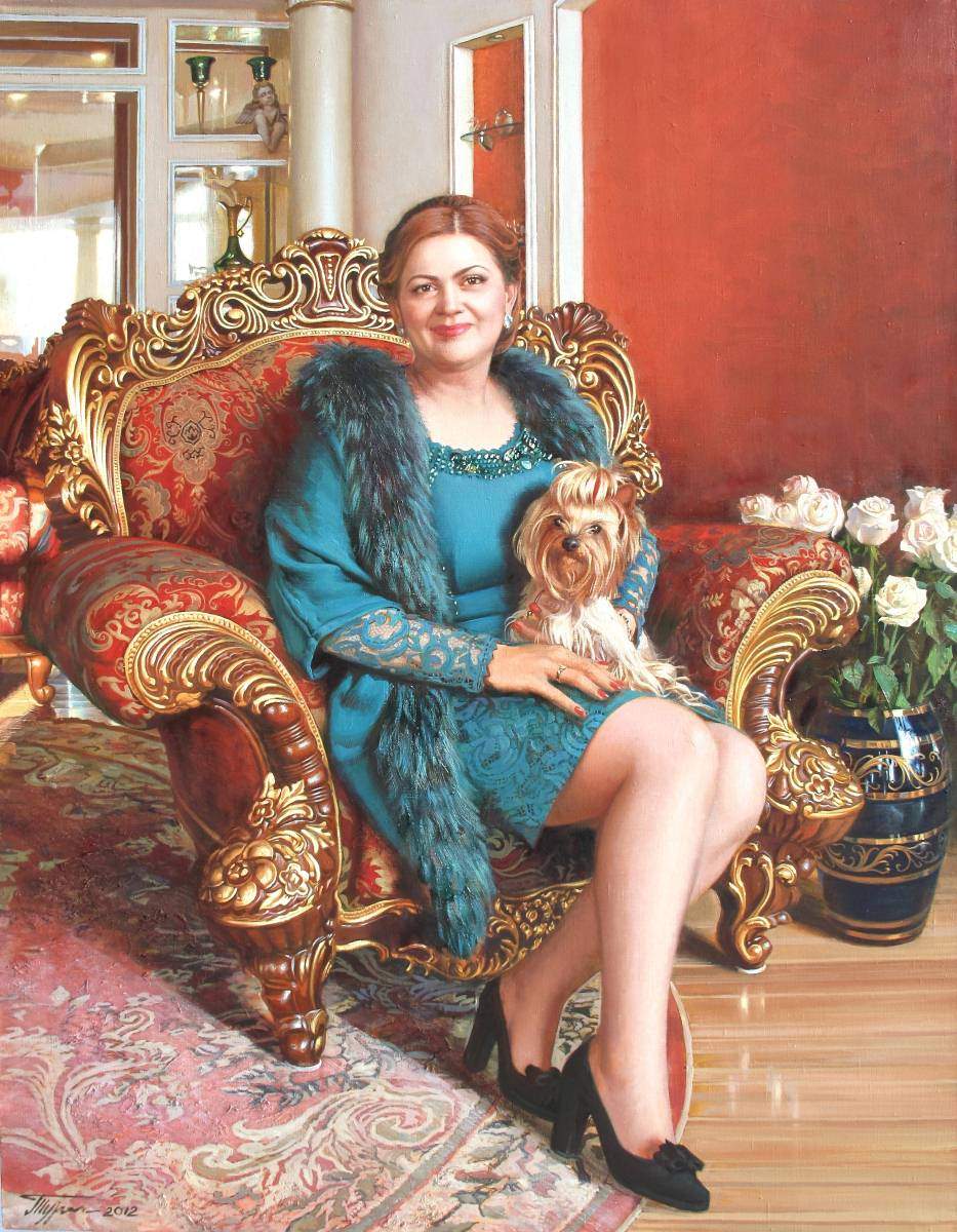 Tatiana, oil on canvas, 47.24"h x36.61"w (120x93cm), 2012